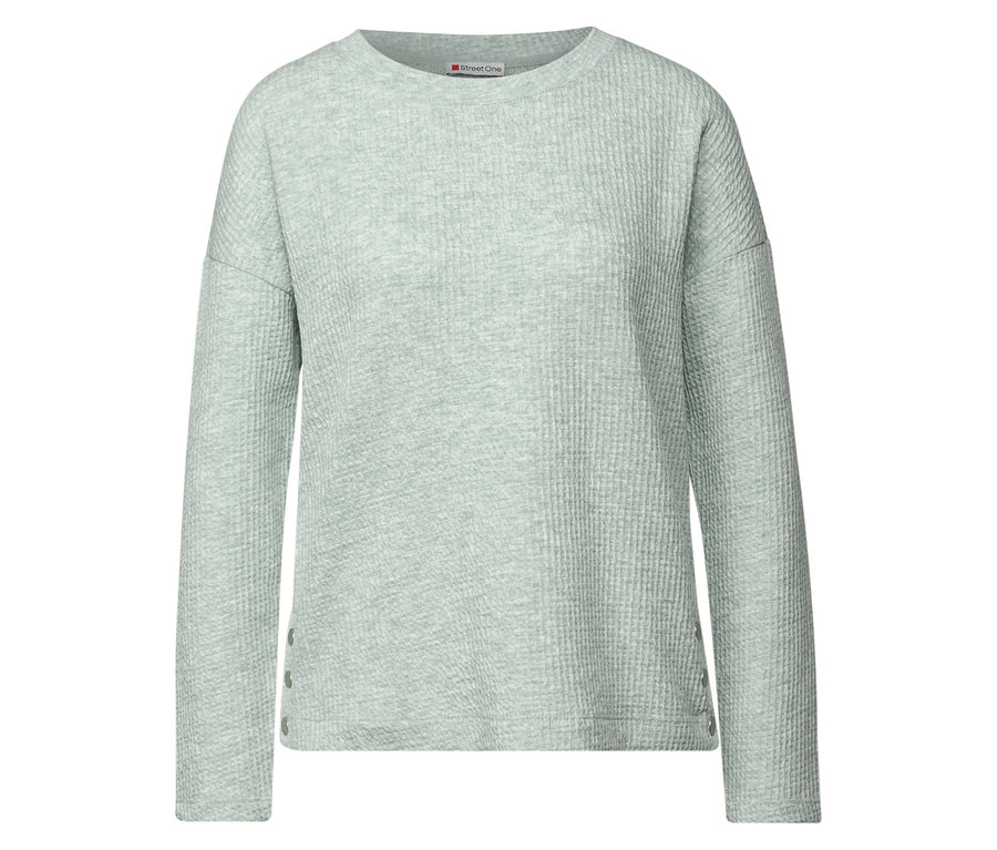 Svetlomodré tričko Street One so štruktúrou.