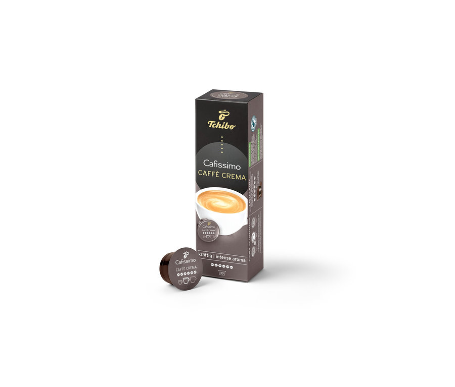 Balenie kapsúl Kolekcia Cafissimo Favourites a Caffè Crema silná – 10 kapsúl.