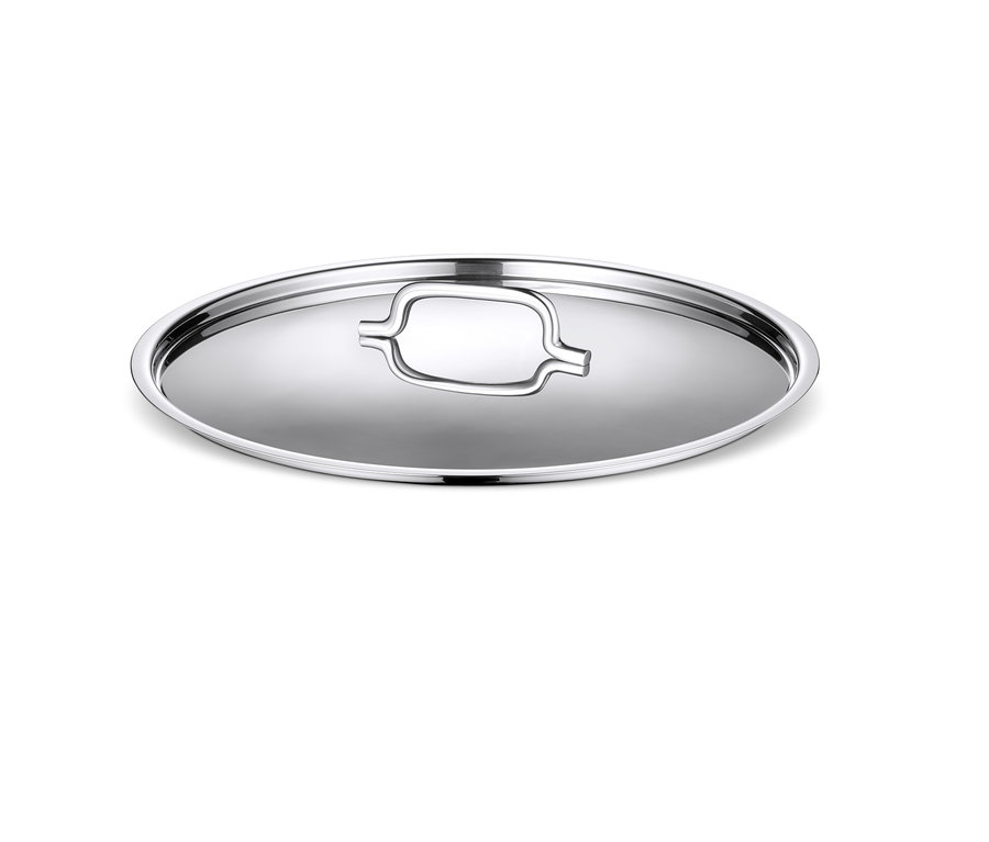 Veko hrnca XL z ušľachtilej ocele.