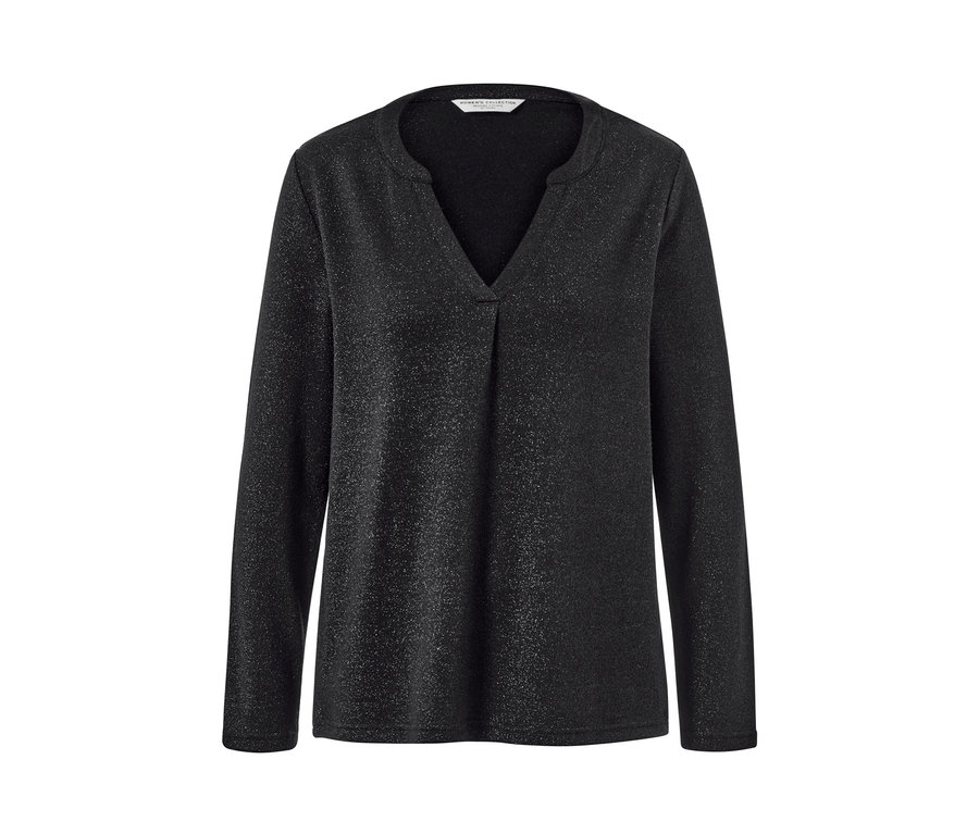 Trblietavé blúzkové tričko.