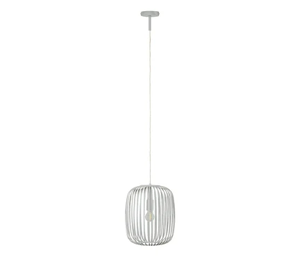 Závesná kovová lampa.