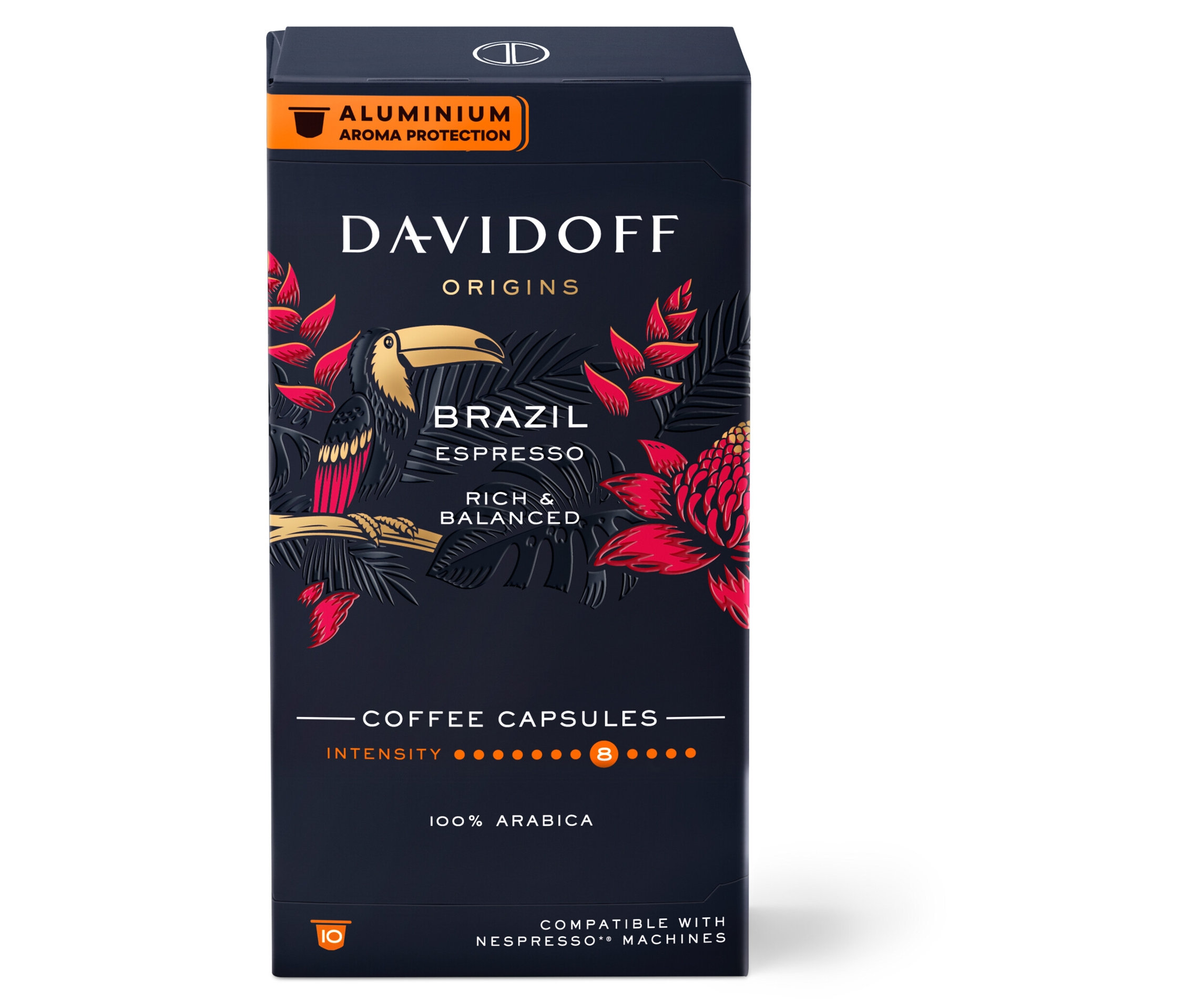 E-shop DAVIDOFF CAFÉ ORIGINS Brazil Espresso - 10 kapsúl