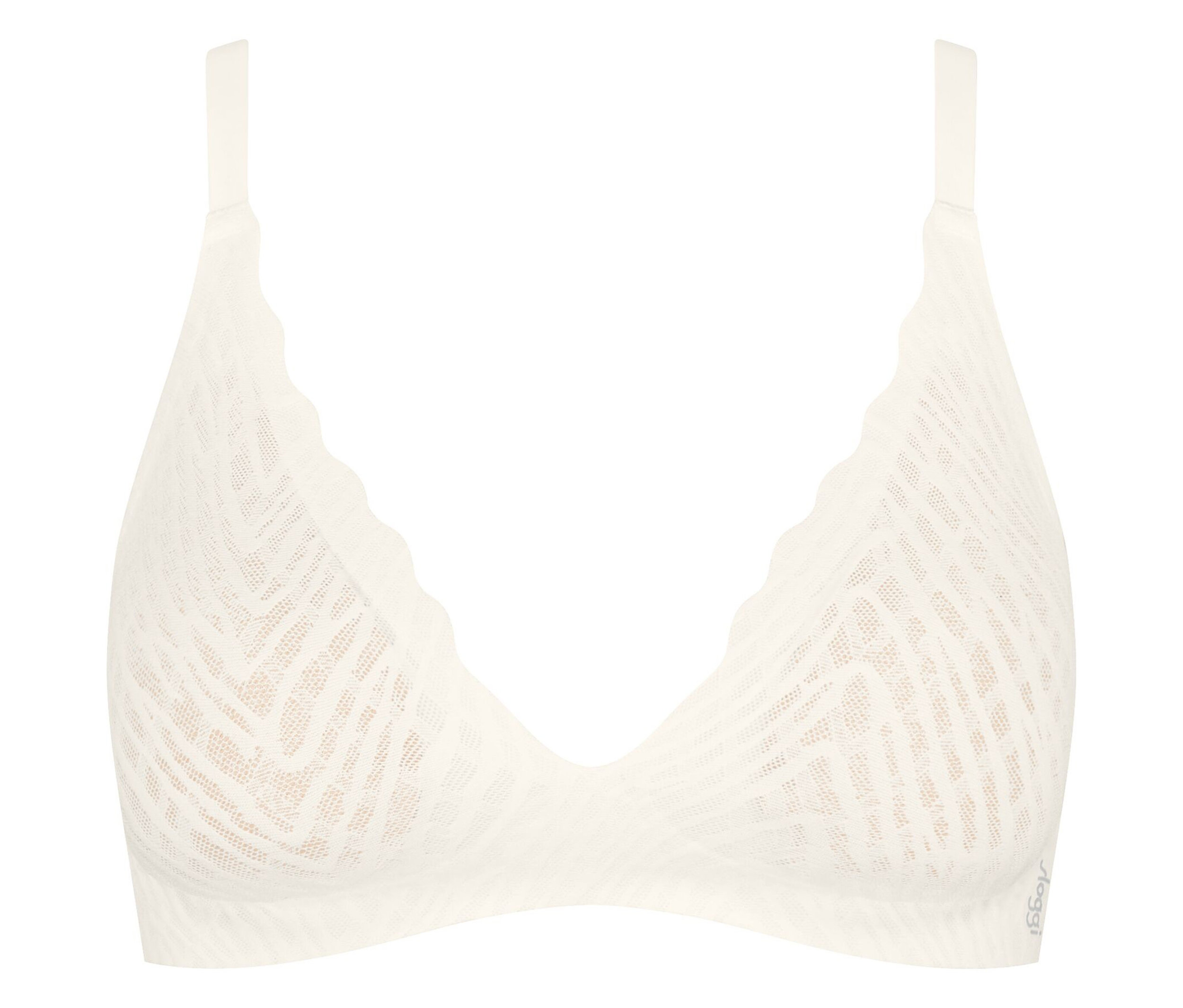 E-shop Podprsenka sloggi ZERO FEEL BLISS PUSH-UP, hodvábna biela