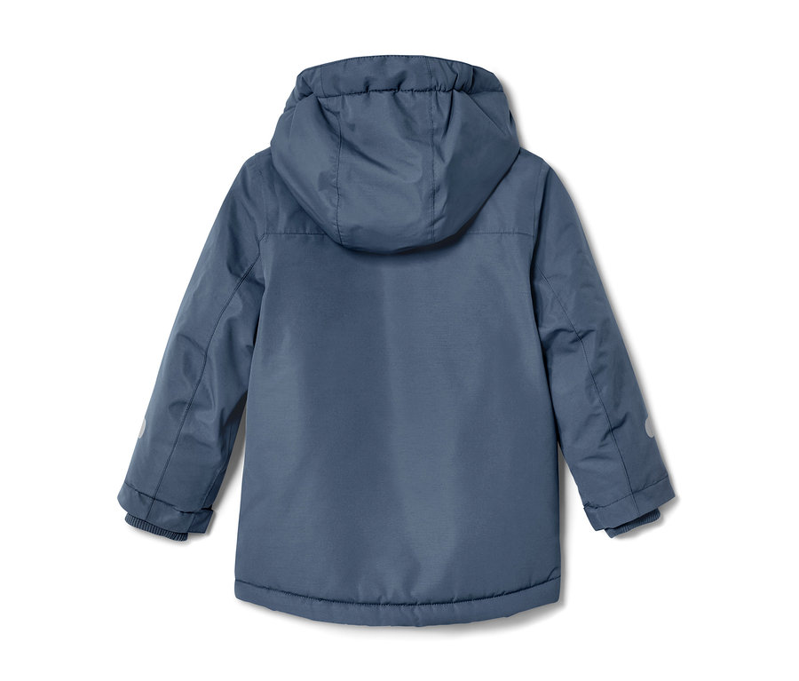 Modrá detská zimná súprava zozadu.