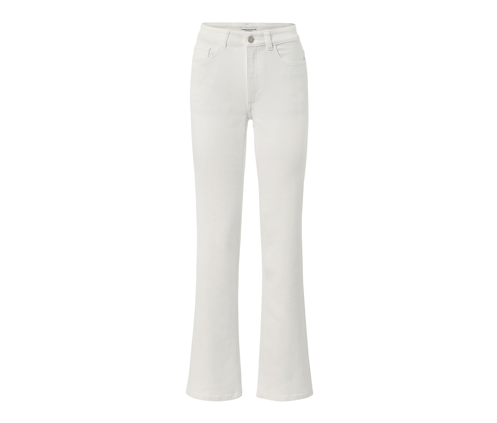 Tchibo - Bootcut džínsky – strih »Lou«, krémovobiele