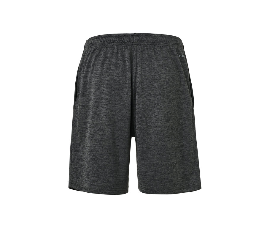 Antracitové športové šortky.