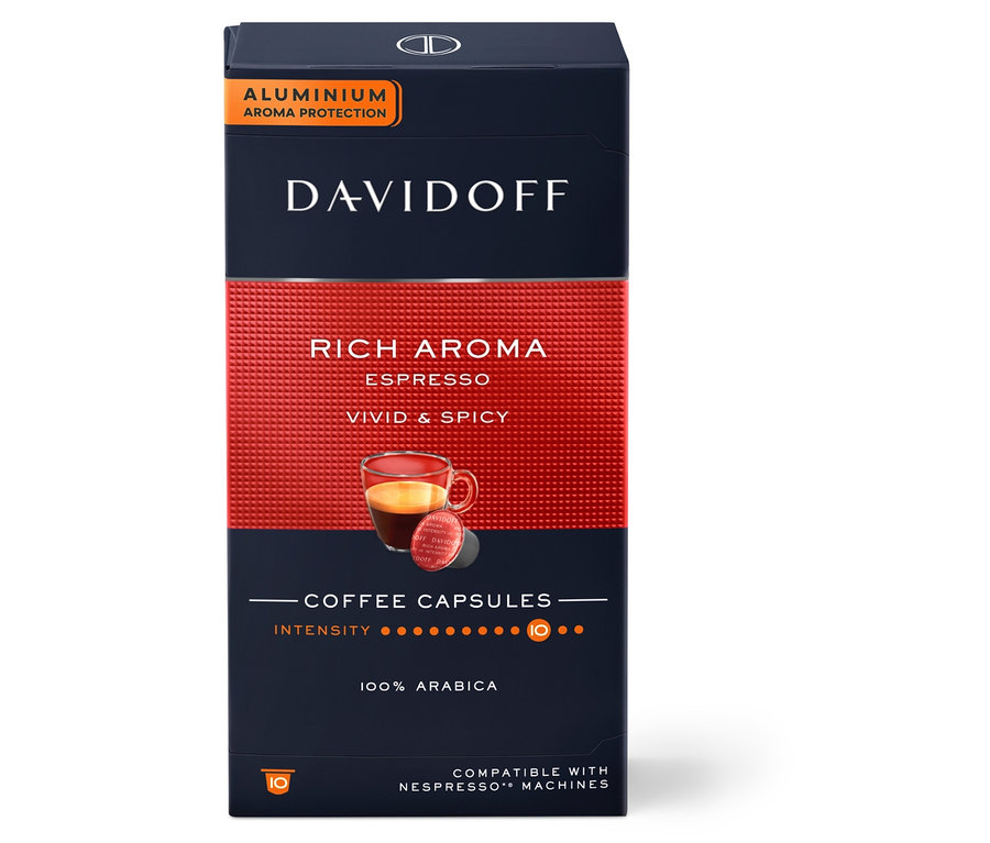 DAVIDOFF CAFÉ Rich Aroma Espresso - 10 kapsúl