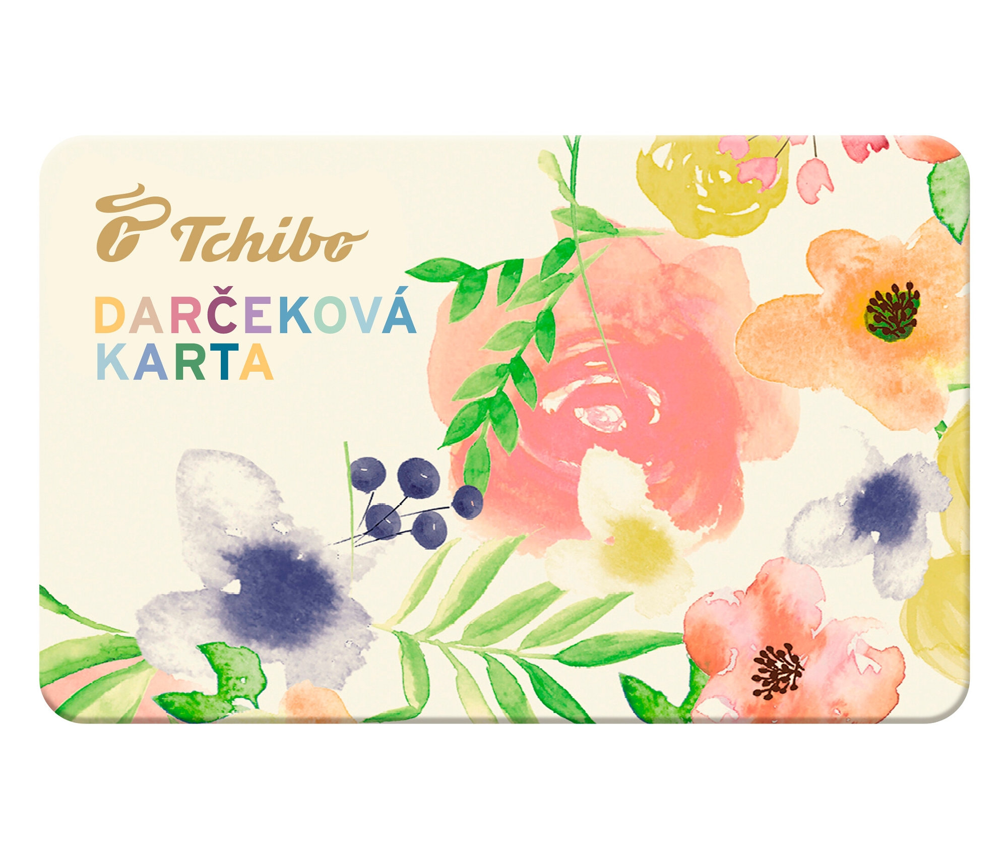 Tchibo - Digitálna darčeková karta »Kvety«