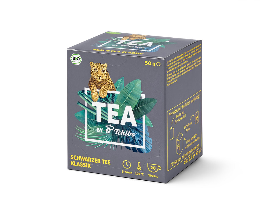 Balenie BIO TEA by Tchibo Klassik 8 x 20 x 2,5 g.