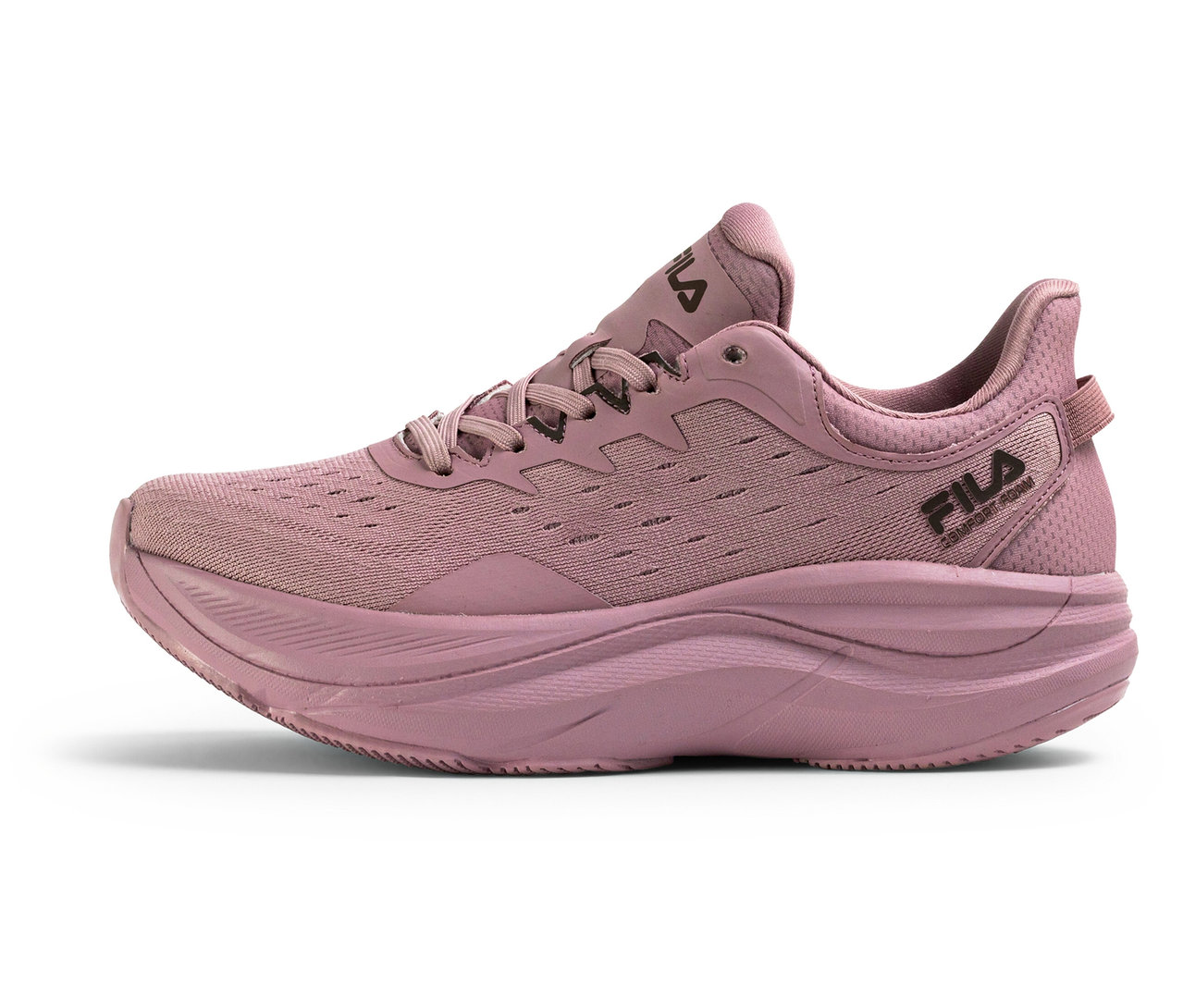 Jeden dámsky sneaker FILA Retron vo farbe mauve shadow, nasnímaný zboku.