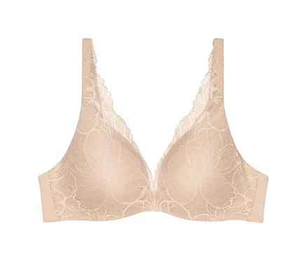 Podprsenka Triumph Body Makeup Illusion Lace WP, telová béžová.