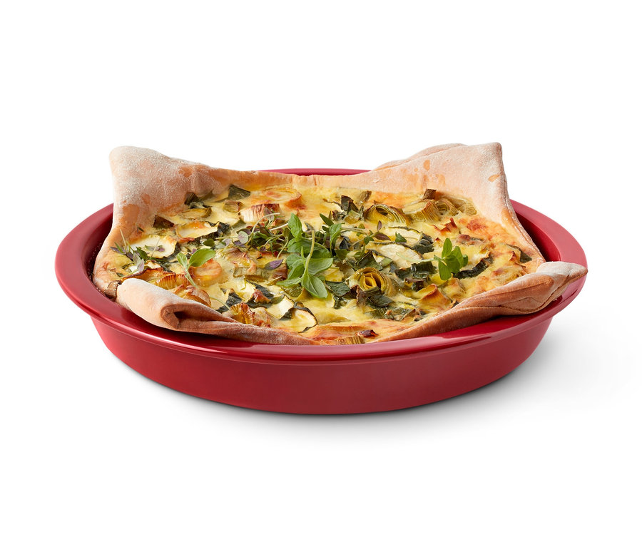 Quiche vo forme na tarte.