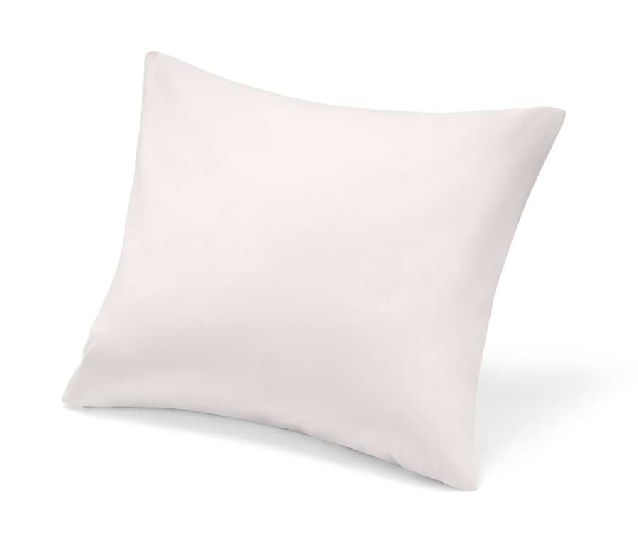 Biela obliečka na dekoračný vankúš.
