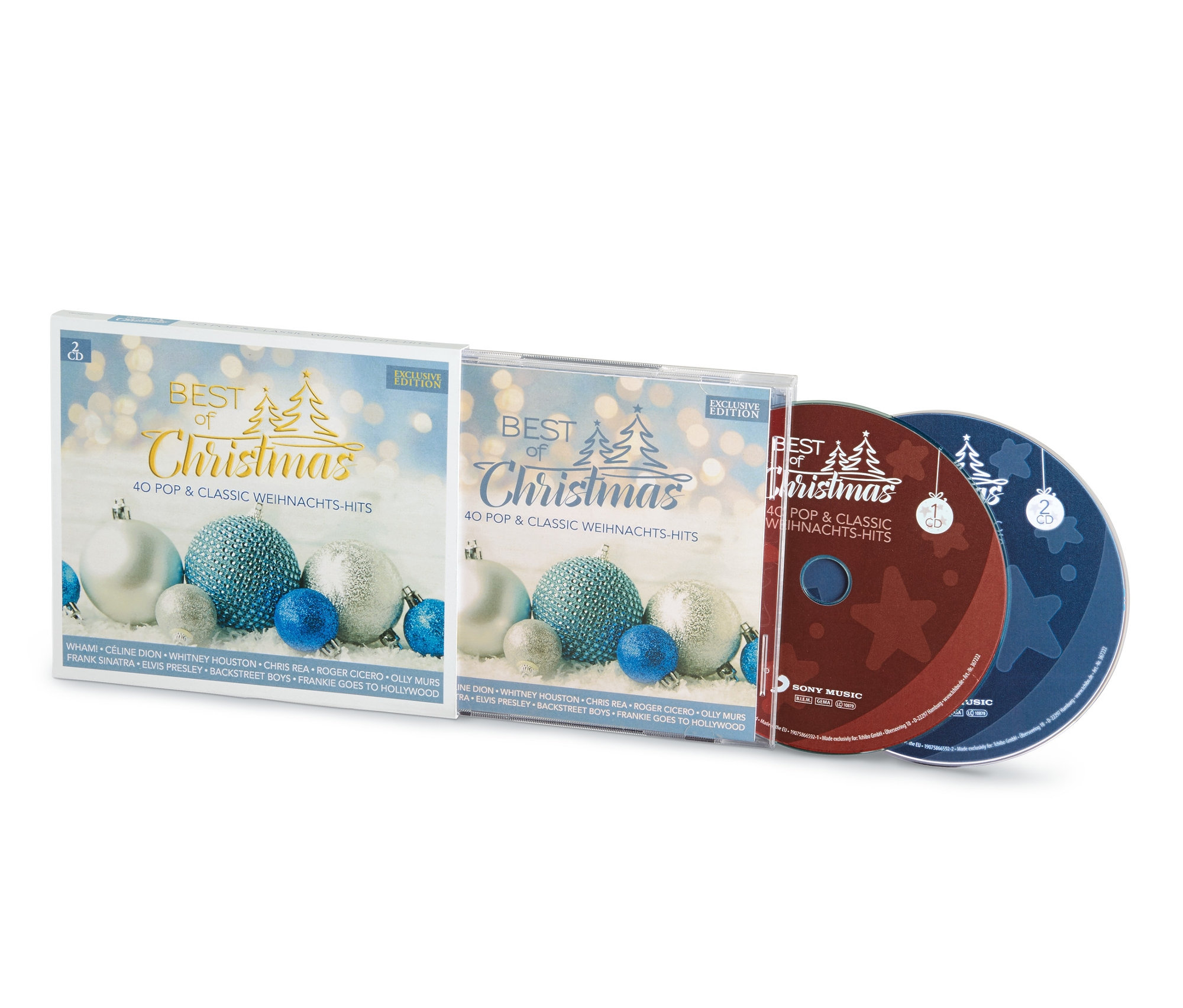 Dve CD »Best of Christmas 2018«.