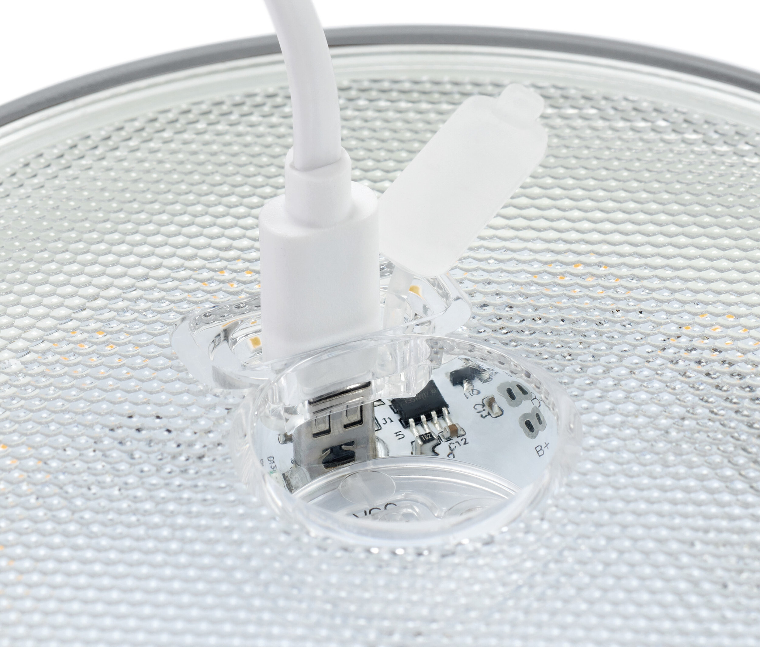 Tchibo - Akumulátorová stolová LED lampa, sivá