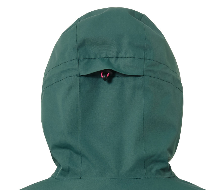 Kapucňa lyžiarskej a snoubordovej bundy.