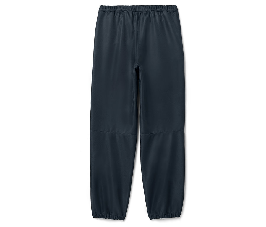 Tmavomodré detské softshellové nohavice.