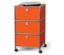 Kovová kancelárska skrinka »CN3« so zásuvkami, oranžová - /img/gggXjsHK/64/image.jpeg