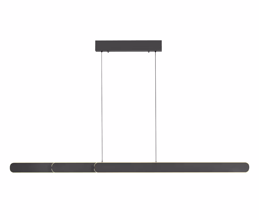 Čierna LED závesná lampa Paul Neuhaus »Adriana Round«.