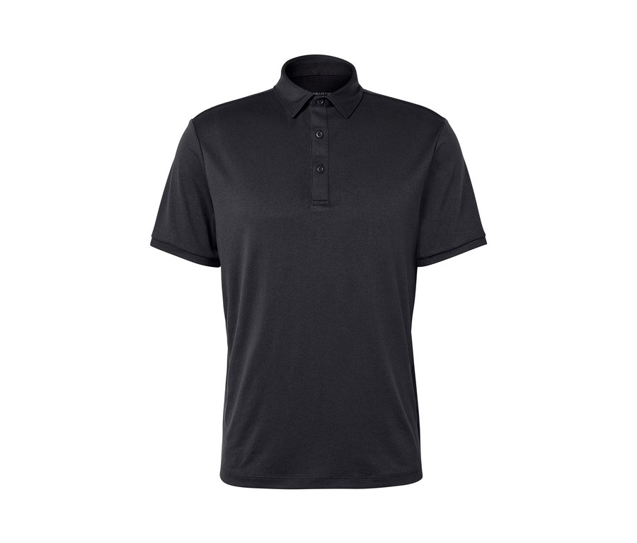 Antracitová funkčná polokošeľa s krátkym rukávom.
