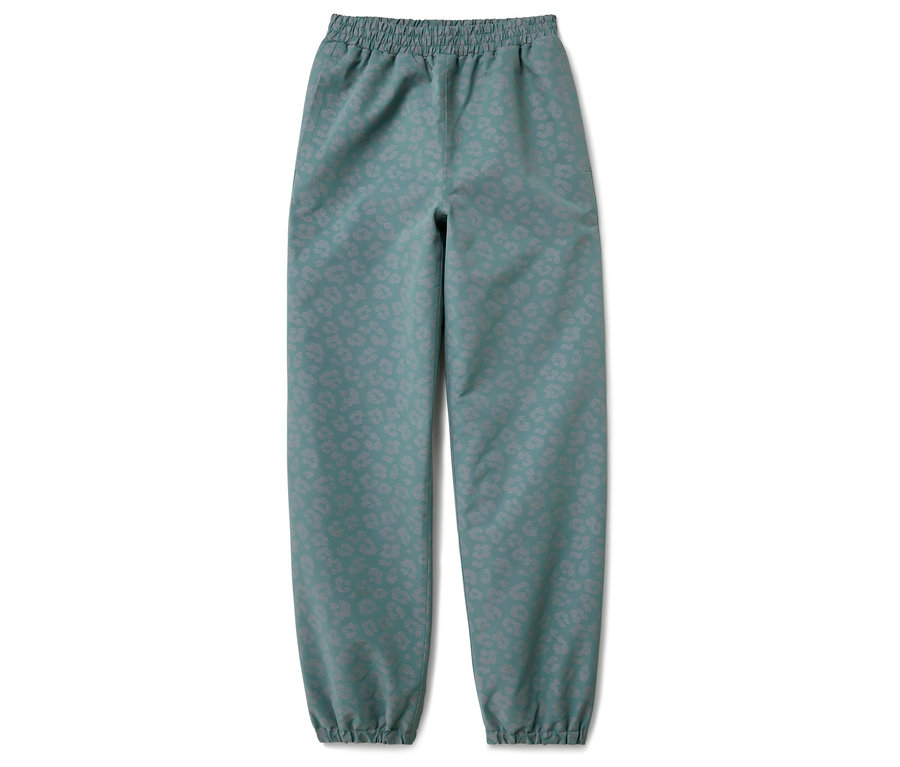 Detské nohavice do dažďa s reflexnými prvkami.