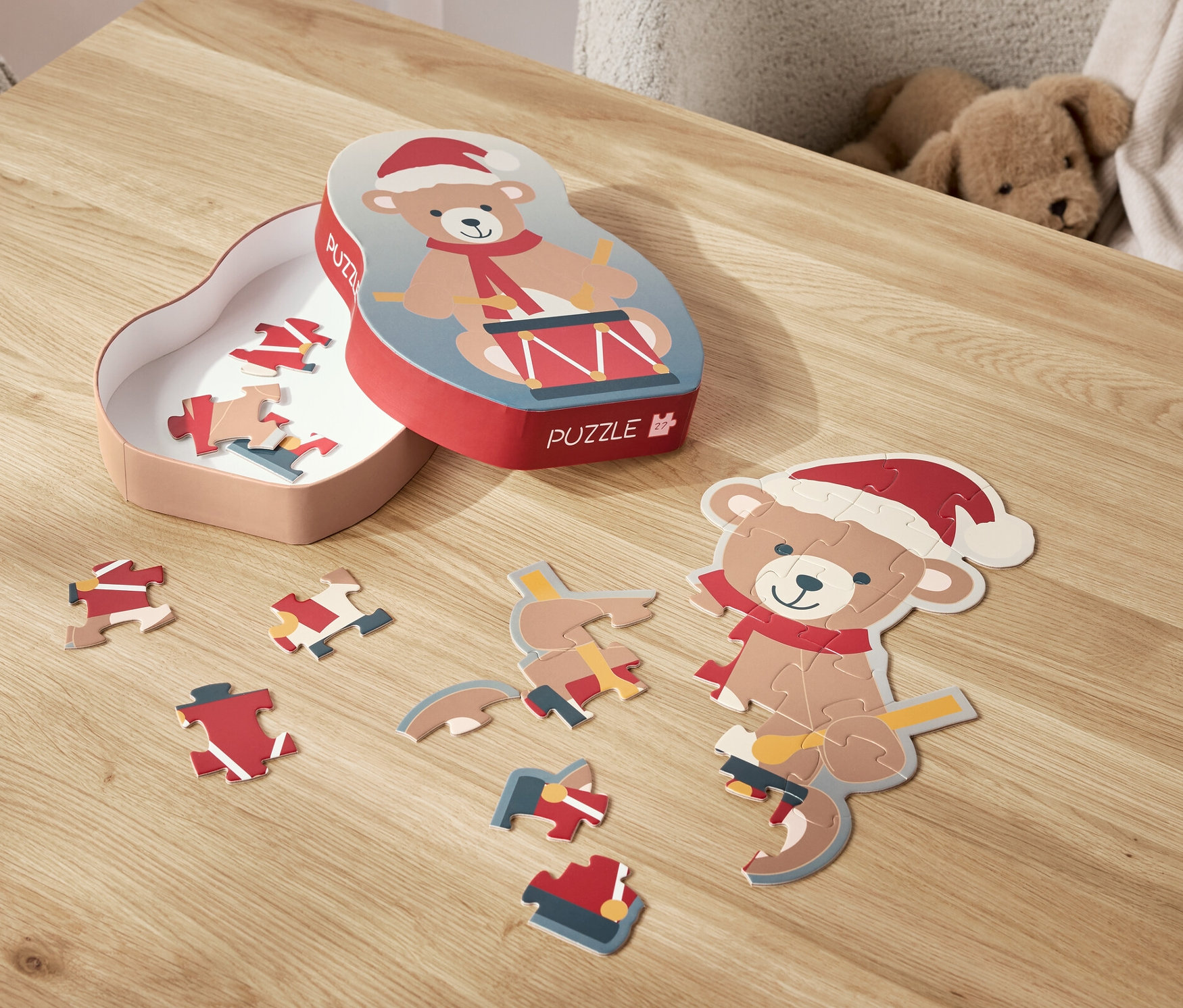 Tchibo - Detské puzzle »Vianočný medvedík«