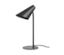 Čierna kovová stolová lampa »Cale«.