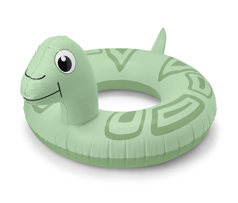 Zelené plávacie koleso »Schildkröte« na bielom pozadí.