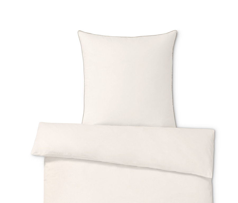 Béžové posteľné obliečky z ľanu a bavlny štandardnej veľkosti, nadmernej veľkosti a dvojlôžko.