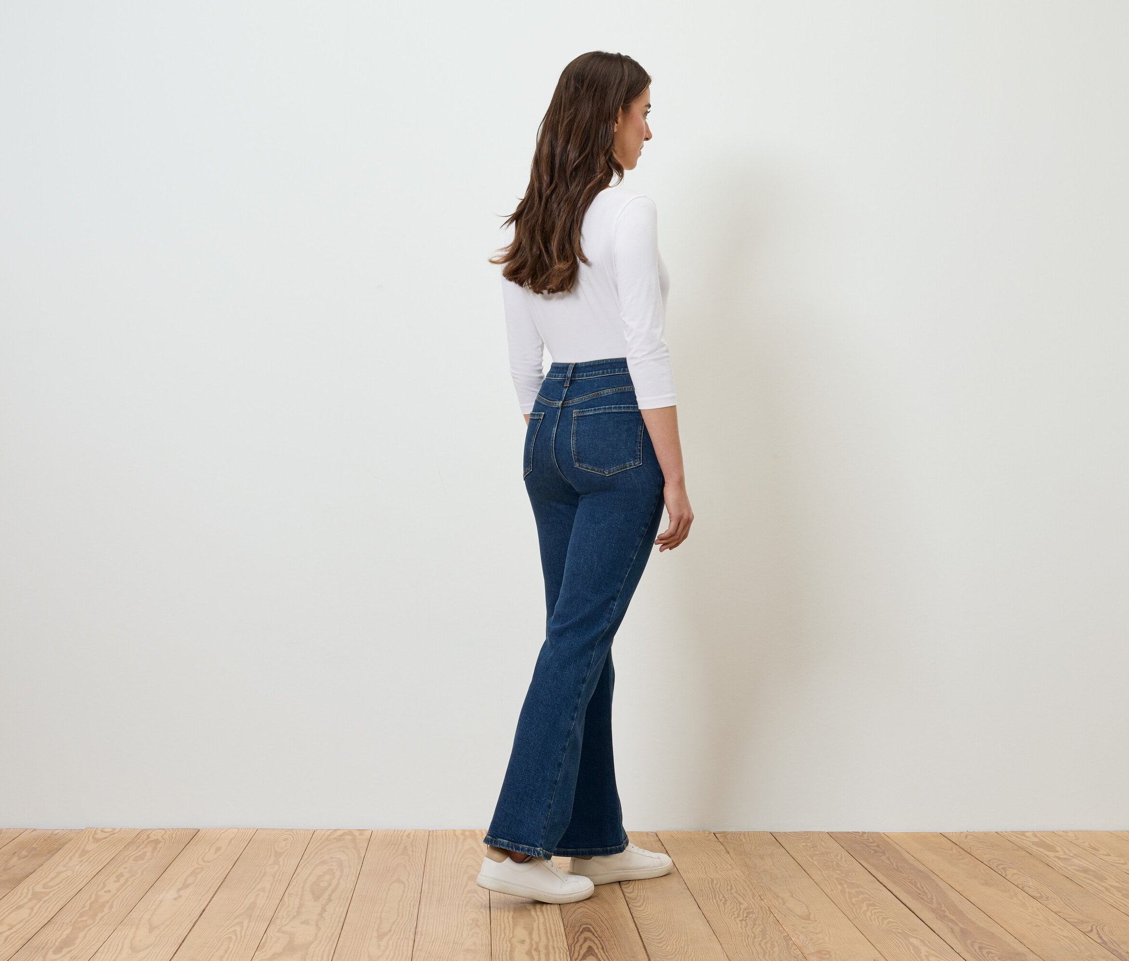Tchibo - Bootcut džínsy – strih »Lou«, tmavomodré
