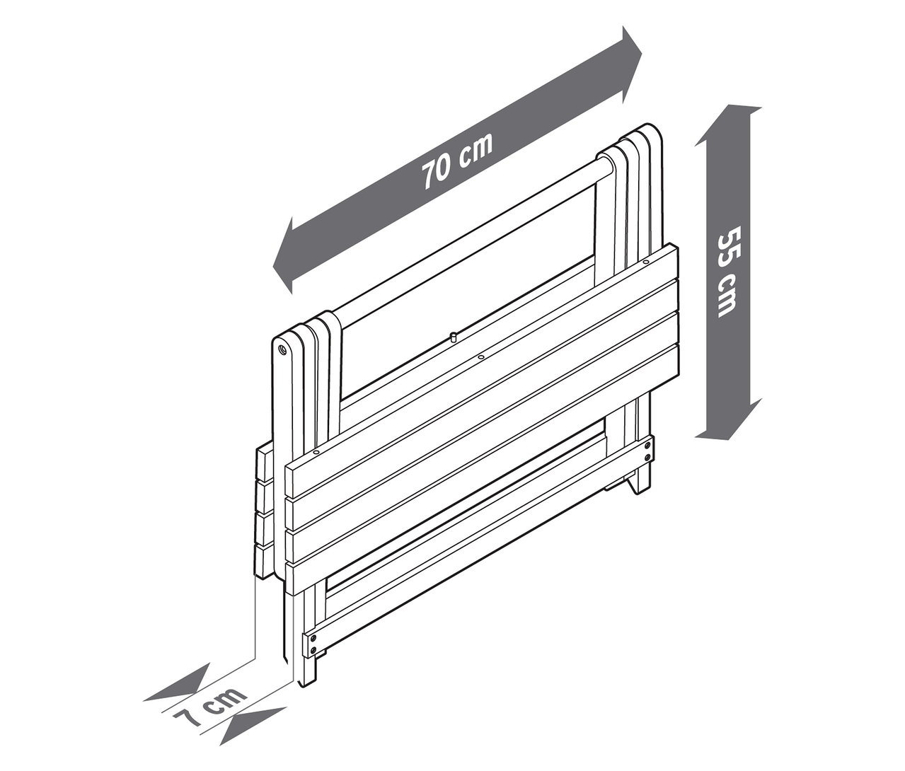 Zložená záhradná sedacia súprava s prémiovými vankúšmi, 4-dielna, s rozmermi.