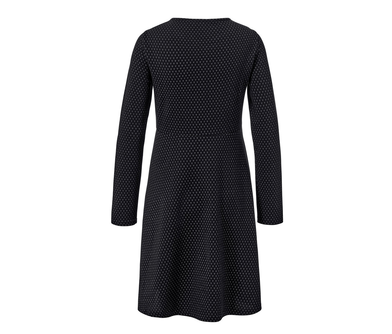 Detail trblietavých žakárových šiat.