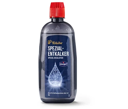 Fľaša špeciálneho odvápňovača durgol® s objemom 400 ml s červeným uzáverom na bielom pozadí.
