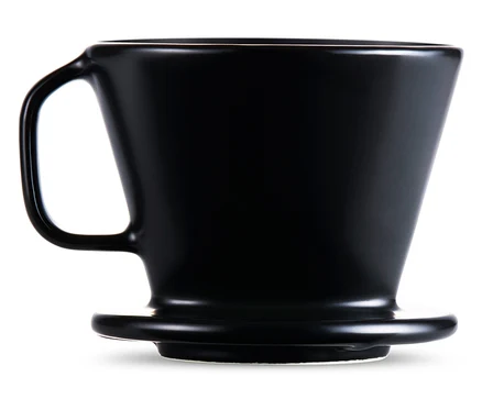 Čierny ručný filter na kávu, veľkosť 101.