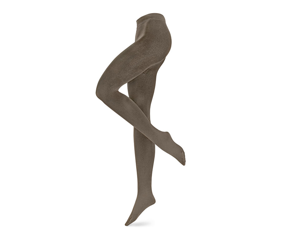 Hnedé termopančuchy.