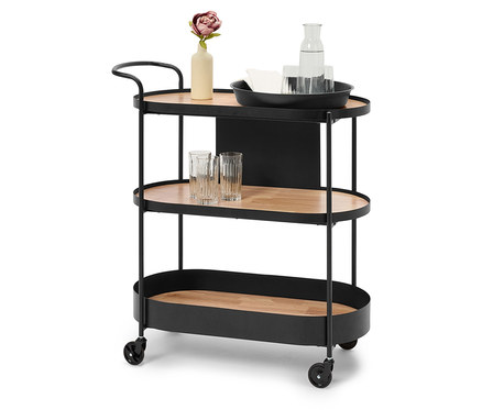 Servírovací vozík s podnosom