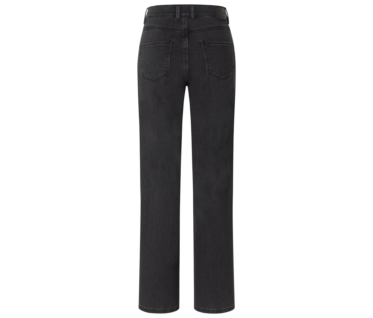 Zadný pohľad na rifle Angels Denim »Lara«, Straight Fit, tmavosivé.