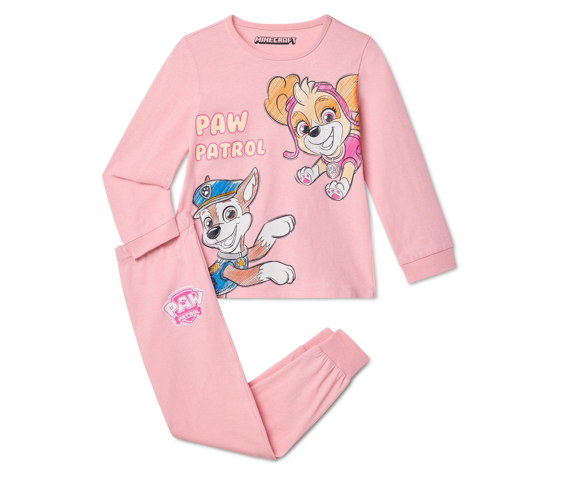 E-shop Detské pyžamo "Paw Patrol", ružové