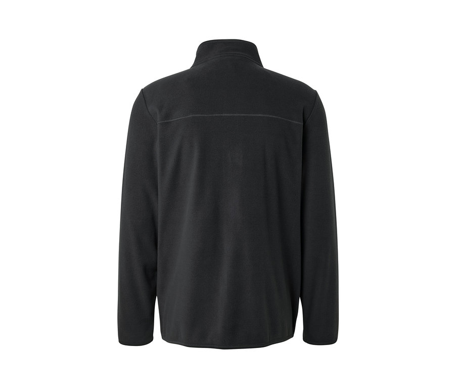 Antracitová flísová mikina.