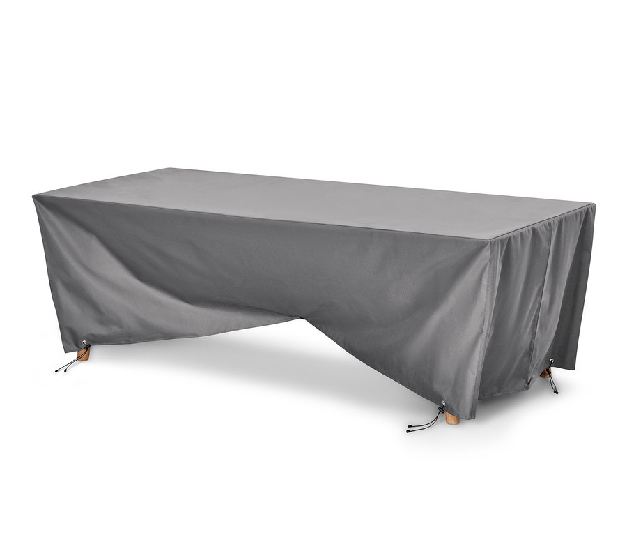 Sivý prémiový krycí obal pre všetky veľké rozkladacie stoly.