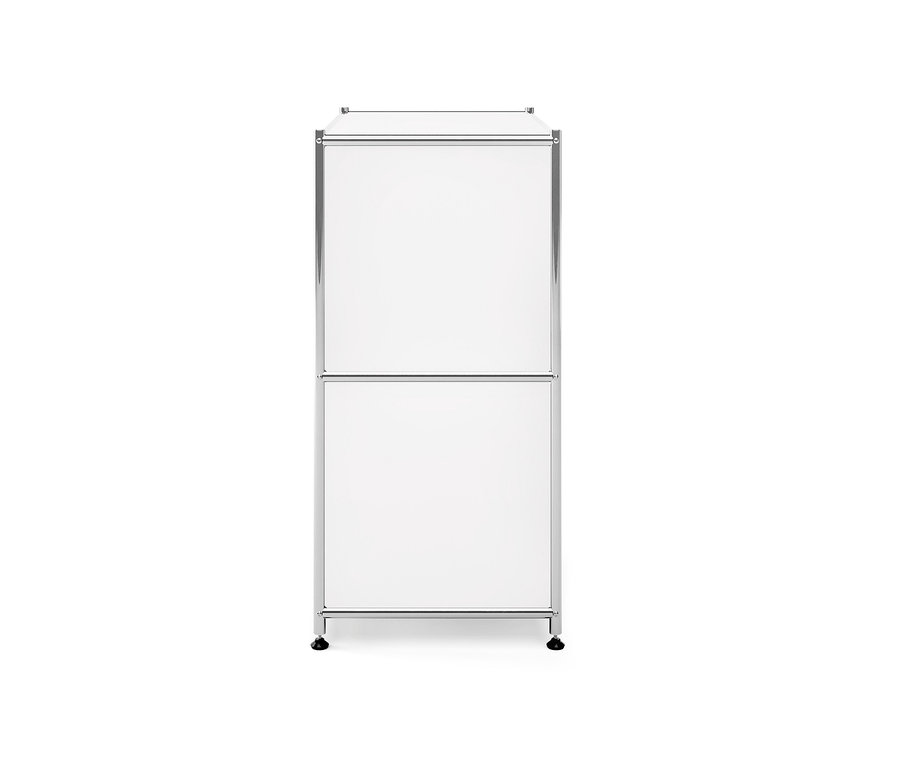 Kovový regál »CN3« s 2 priehradkami.