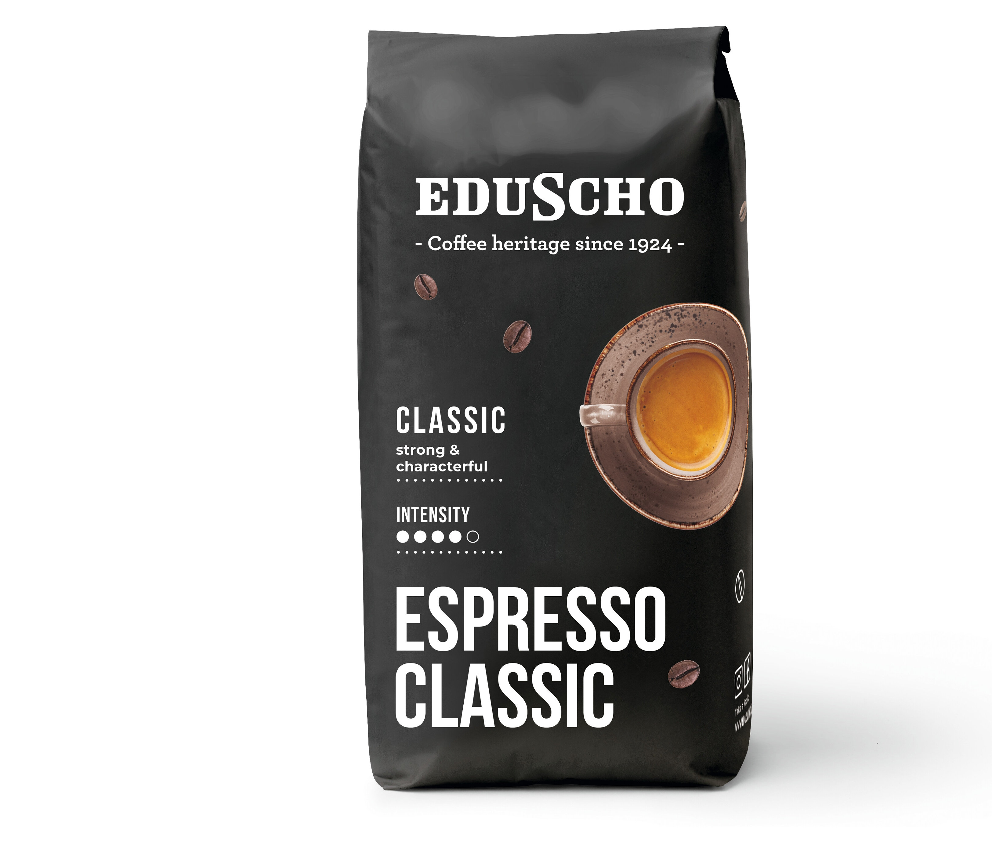 Balenie zrnkovej kávy EDU Espresso Classic 1000g WB.
