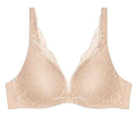 Podprsenka Triumph Body Makeup Illusion Lace WP, telová béžová.