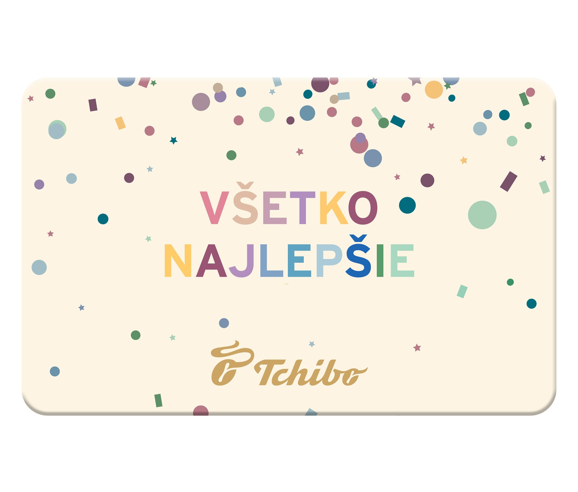Tchibo - Digitálna darčeková karta »Všetko najlepš