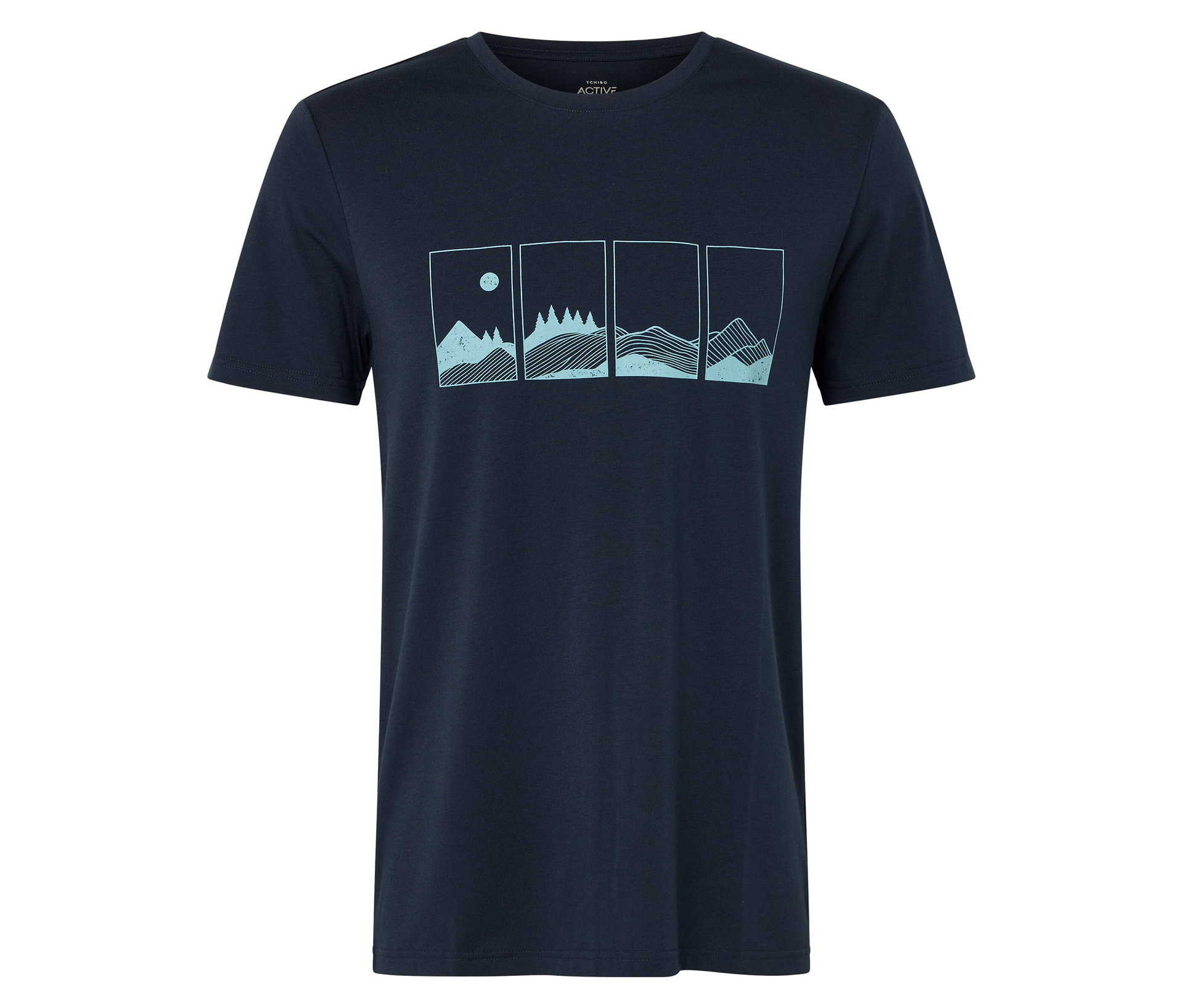 E-shop Outdoorové tričko, námornícke modré