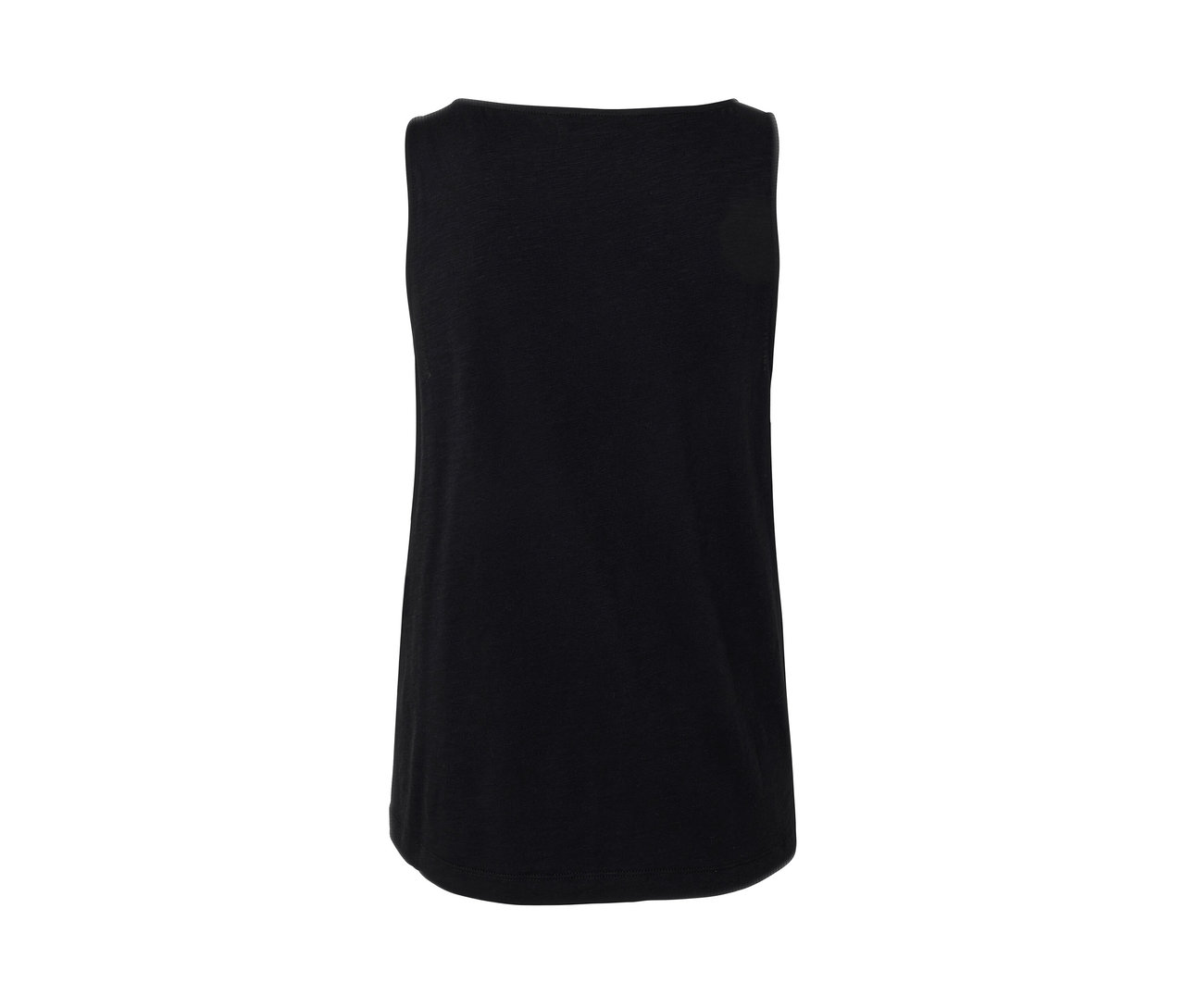 Čierny top z modalovej zmesi.