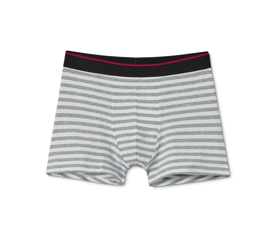 Sivé boxerky, 5 ks.