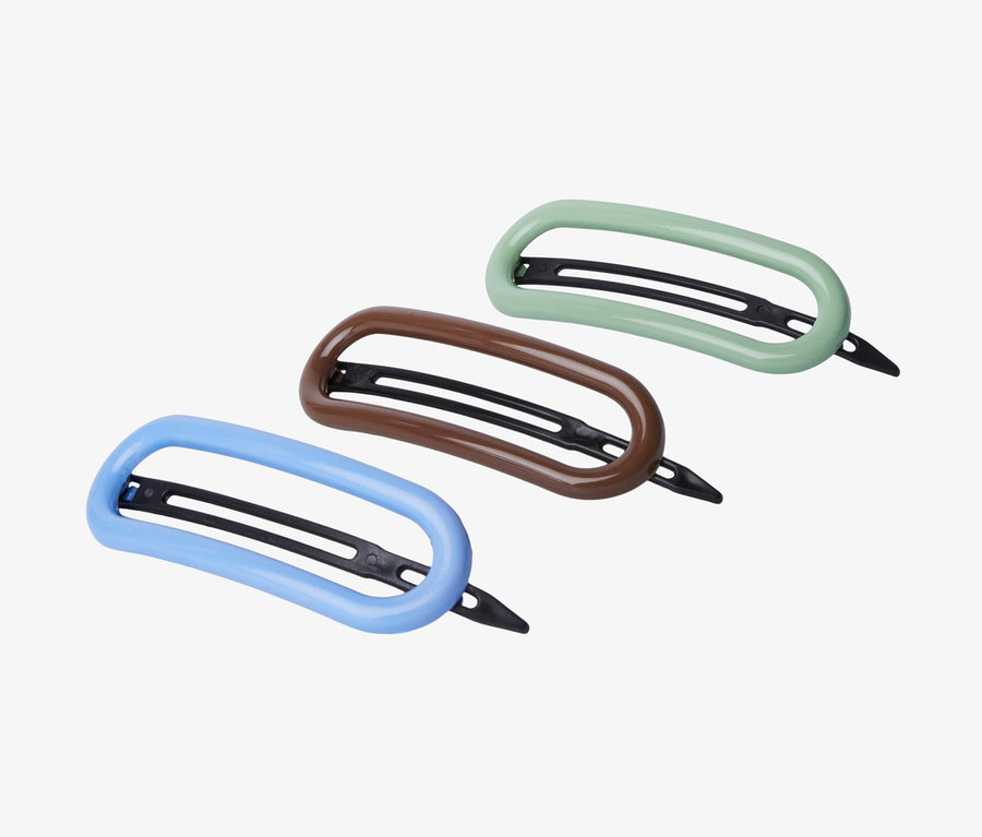 Tri sponky do vlasov.