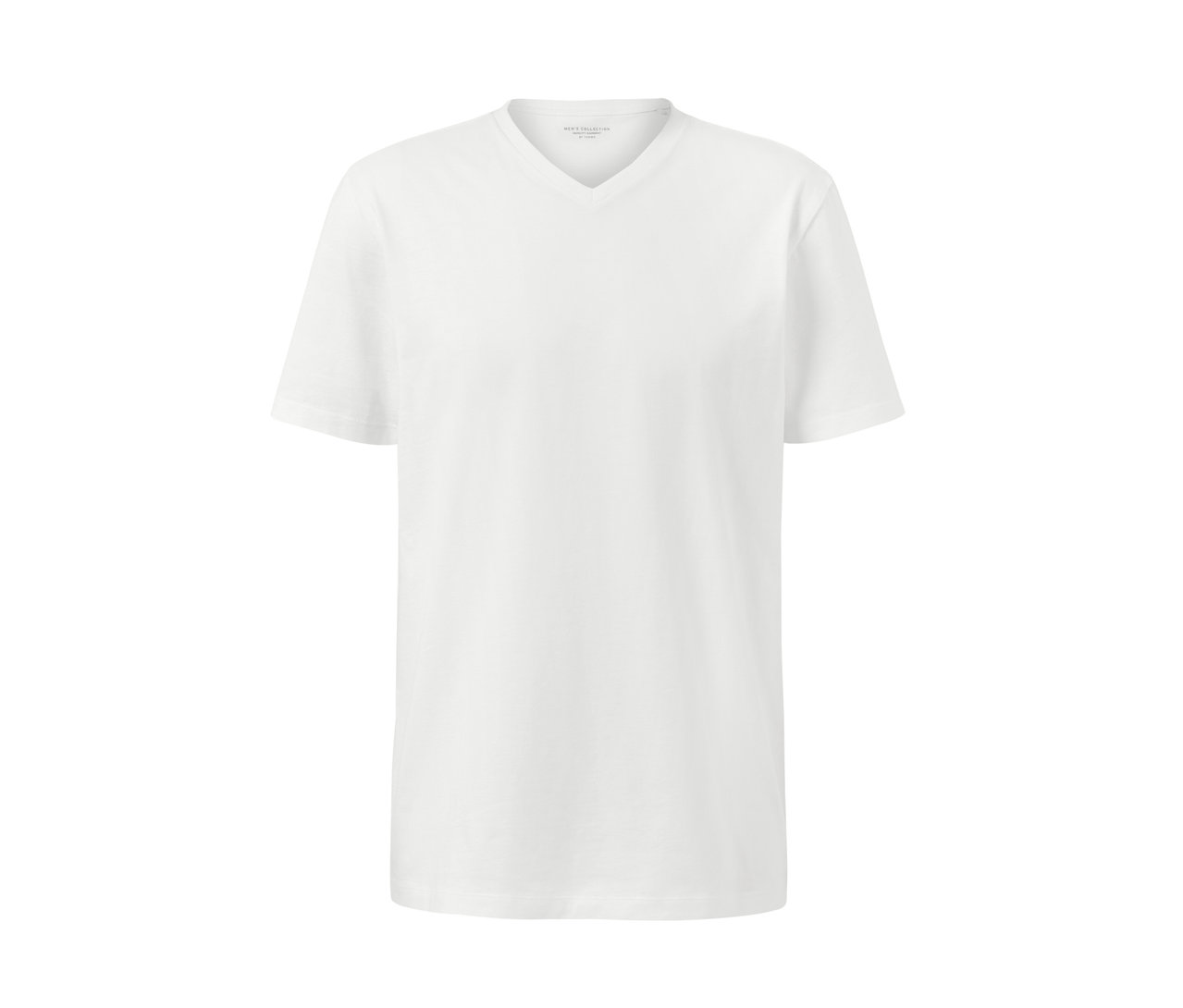 Biele tričko s krátkym rukávom a výstrihom do V.