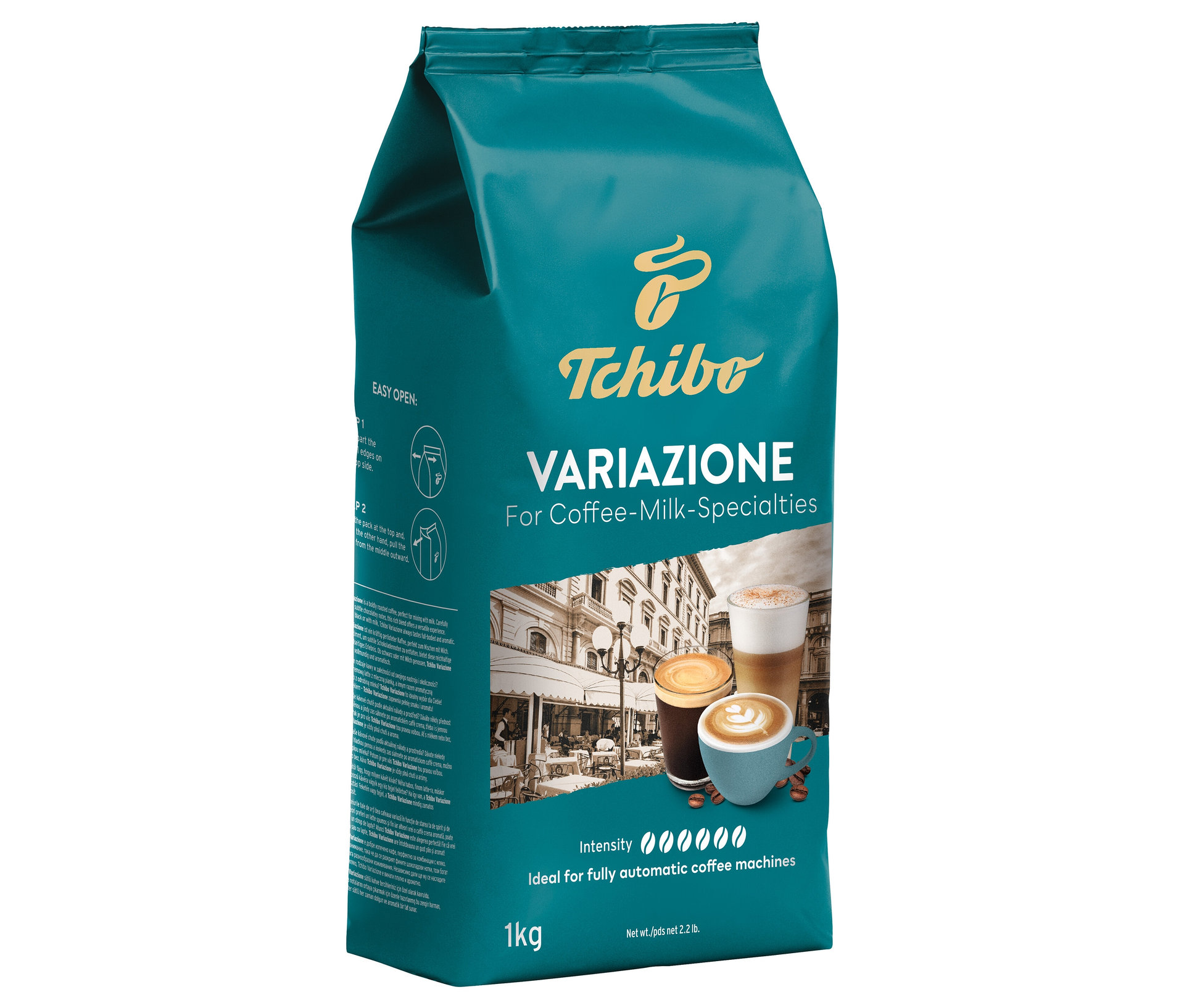 Tchibo Variazione - 1 kg zrnkovej kávy - Intenzita: 6/6